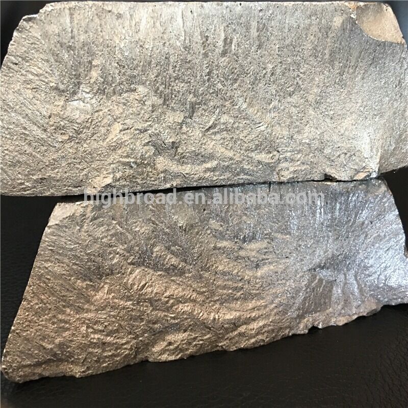 อลูมิเนียมเนโอดีเมียม AlNd Master Alloy 5-20% Nd Content Ingot สําหรับการปรับปรุงเมล็ด
